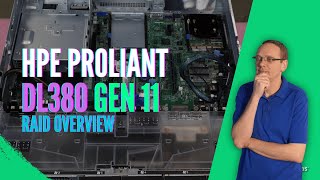 HPE DL380 ProLiant Gen 11 Server RAID Overview  Review Card Options  Installation  RAID 5 [upl. by Anitsyrhk]