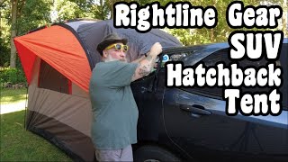 Rightline Gear SUV Hatchback Tent Easy Set Up in Real Time [upl. by Bevin]