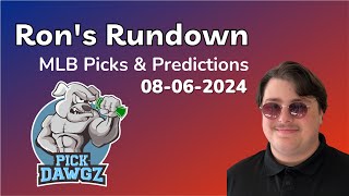 MLB Picks amp Predictions Today 8624  Rons Rundown [upl. by Hasty]