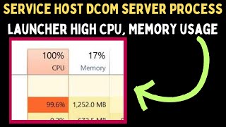 How to Fix Service Host DCOM Server Process Launcher High CPU Memory Usage on Windows 11 [upl. by Yduj]