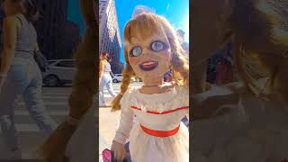 Do you think think she noticed me youtubeshorts annabelle funny explorepage funnyscary [upl. by Flinn43]