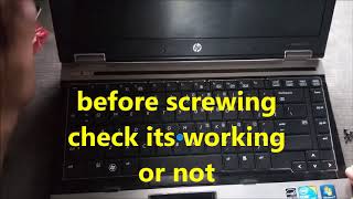 hp elitebook 8440p keyboard replacement  keyboard change  keyboard fix  repair howtorepair [upl. by Einnalem14]