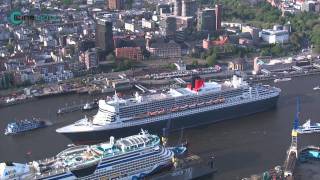 Die Queen Mary 2 in Hamburg [upl. by Hazard]