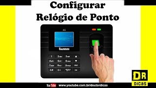 Relógio de ponto biométrico Danmini A5  Doutor Dicas [upl. by Aramat978]