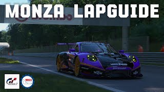 GT7  Monza Lapguide  Porsche Gr3 [upl. by Tecu]