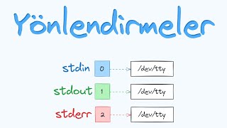 Yönlendirmeler stdin stdout stderr  linuxderslerinet [upl. by Sefton333]