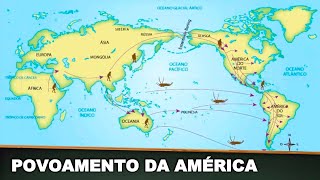 POVOAMENTO DA AMÉRICA Teorias [upl. by Dail]