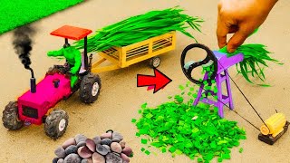 Diy diorama making mini grass chopping machine science project sancreator1 [upl. by Ayikaz]