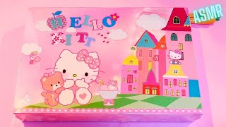 ASMR Unboxing Hello Kitty Calendario de Adviento Hello Kitty Dont talking  Satisfying [upl. by Keldon]