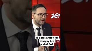 Cena paliwa bez podatków polityka obajtek rymanowski benzyna [upl. by Doownyl4]