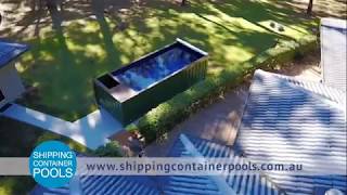 Shipping Container Pool  Get Ready for summer [upl. by Mclaughlin149]