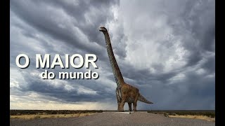 O Maior DINOSSAURO do Mundo encontrado na Patagônia Argentina  TrelewChubut [upl. by Nalrah760]