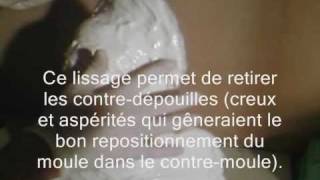 Moule silicone en deux parties avec contremoule en résine [upl. by Aital]