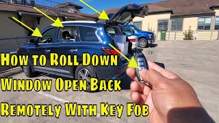 How To Roll Windows Down and Up on Infiniti And Nissan With Key Fob [upl. by Amle]