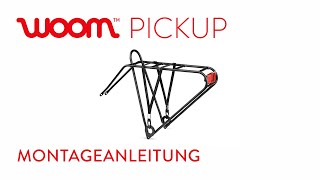 woom PICK UP Gepäckträger 🔧🧰 Montageanleitung  woom bikes [upl. by Ynagoham]