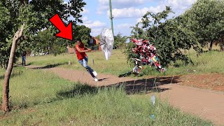 MAD MAN PRANK IN SOUTH AFRICA  she almost broke her ankle fyp viral funny prank ghostprank [upl. by Sussi]