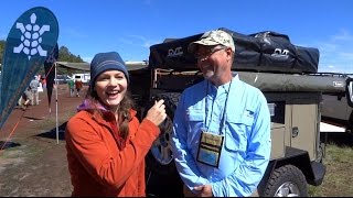 RV Living Turtleback Trailers at Overland Expo 2015 [upl. by Atinreb186]