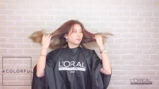 Loreal Professionnel Flash Pro Hair Makeup ［Gold Digger 淘金熱］by Taiwan Education [upl. by Farika875]