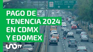 Pago de tenencia 2024 en CDMX y Edomex exentos y todo lo que debes saber del trámite [upl. by Hollyanne289]