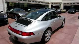 92 1997 Porsche 911 Targa 993 Arctic Silver Black 41000 miles at Beverly Hills Porsche SOLD [upl. by Fortin777]