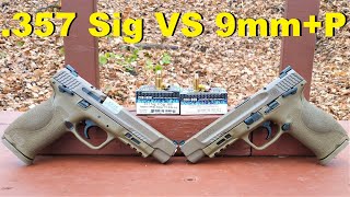 357 Sig VS 9mmP  Corbon Classic JHP Ammunition  Ballistic Gel Test [upl. by Drolet]