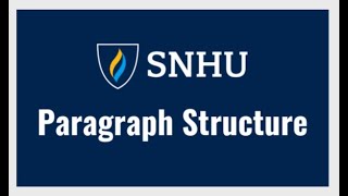 Paragraph Structure [upl. by Eerized823]