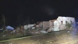 Georgia Tornadoes Deadly Devastation Caught on Tape [upl. by Ellebanna]