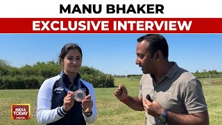 Manu Bhakers Exclusive Interview With India Today After Winning Bronze Medal In Paris Olympics [upl. by Karrah]