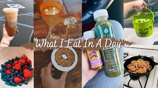 REALISTIC WHAT I EAT IN A DAY  healthy non restrictive intuitively [upl. by Garibull]