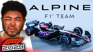 Alpine F1 2024 Car Launch A524 Livery Reveal  F1 2024 Car Launch LIVE [upl. by Atenahs6]