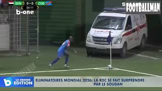 Sport  Éliminatoire mondial 2026  La RDC se fait surprendre par le Soudan [upl. by Halvaard]