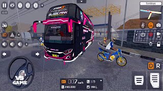 JetBus 3 New Livery First Drive  Bus Simulator Indonesia Gameplay [upl. by Ailefo]