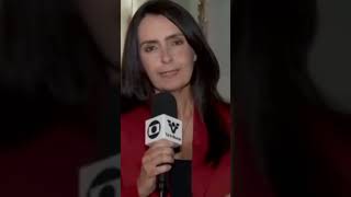 REPÓRTER DA TV TRIBUNA DESMAIA AO VIVO DURANTE TELEJORNAL [upl. by Elam]