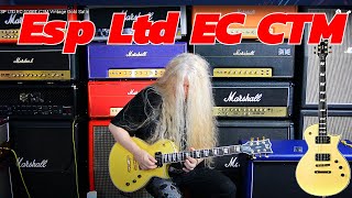 ESP LTD EC1000T CTM Vintage Gold Satin [upl. by Gladis]