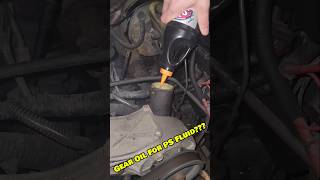 GEAR OIL for POWERSTEERING Feat CSSpeedshop feat cars truck fordrangerford youtubeshorts [upl. by Litnahs]