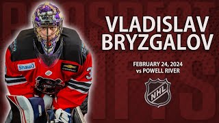 Vladislav Bryzgalov vs Powell River  Feb 24 2024 [upl. by Jeffery]