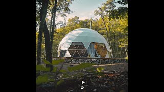 360 Degree tour of a Geodesic Dome Home in East Windsor New Jersey [upl. by Liz]