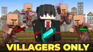 I Snuck Into a VILLAGER ONLY Minecraft Server [upl. by Gaultiero717]