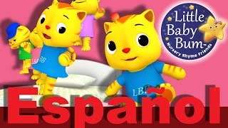 Cinco gatitas saltaban en la cama  Canciones infantiles  LittleBabyBum [upl. by Larson]