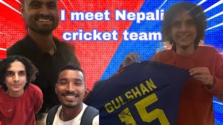 I met Nepali Cricket team [upl. by Aniala]