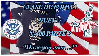 CLASE DE NUEVA FORMA N400 PARTE 2 uscitizenship ciudadaniaamericana uscitizenshiptest [upl. by Boff]