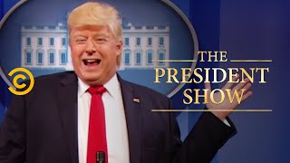 Screw Science ByeBye Paris  The President Show  Comedy Central [upl. by Einnaj]