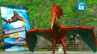 ARAMBOURGIANIA UNLOCKED BATTLE STAGE ARAMBOURGIANIA VS STRUTHIOMIMUS  HT GAME [upl. by Zetana]