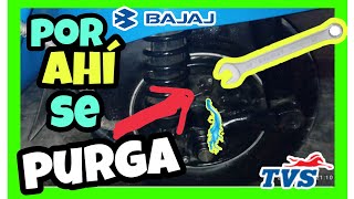 💚COMO PURGAR FRENO DE MOTOTAXI TVS Y BAJAJ💚 [upl. by Bernarr]