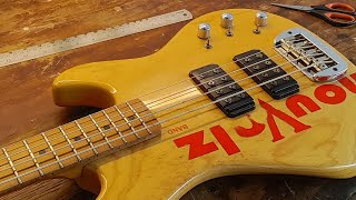 Fixing and setup GampL L2000 Bass Guitar in 10 minutes  ASMR [upl. by Cayla196]