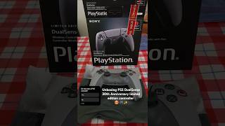 Unboxing PS5 DualSense 30th Anniversary Edition controller  2024 🤩🎮✨️ [upl. by Issak]