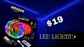 DAYBETTER Led Lights 328 ft   setup  review  NANCY ROD [upl. by Armalda]