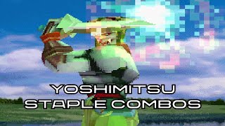 TEKKEN 2  Yoshimitsu Staple Combos [upl. by Maurilla115]