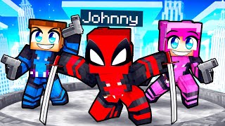 Having a DEADPOOL FAMILY in Minecraft [upl. by Francyne]