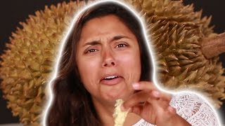 People Try Durian The Smelliest Fruit In The World [upl. by Laktasic]